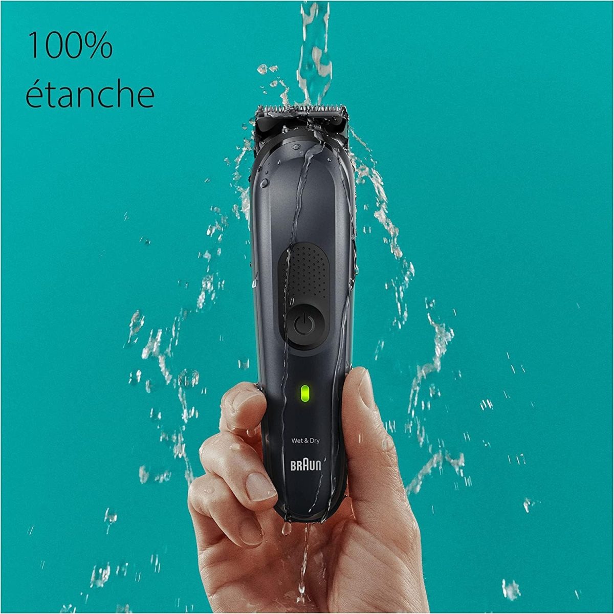 ⁦Braun MGK7491 Series 7 All-in-One Trimmer 17-in-1 Kit for Beard, Hair, Body & More⁩ - الصورة ⁦6⁩