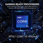 ⁦Origin PC EON15-SL Gaming Laptop – 15.3" WQXGA 240Hz Display, Intel Core i9-14900HX, NVIDIA GeForce RTX 4070, 32GB DDR5, 1TB NVMe M.2 SSD, Wi-Fi 6E, Bluetooth 5.2, Ethernet, Windows 11 – Black⁩ - الصورة ⁦3⁩