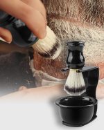 Men's Shaving Kit, Facial Cleaning Bowl, Beard Brush, Razor Stand, Beard Care