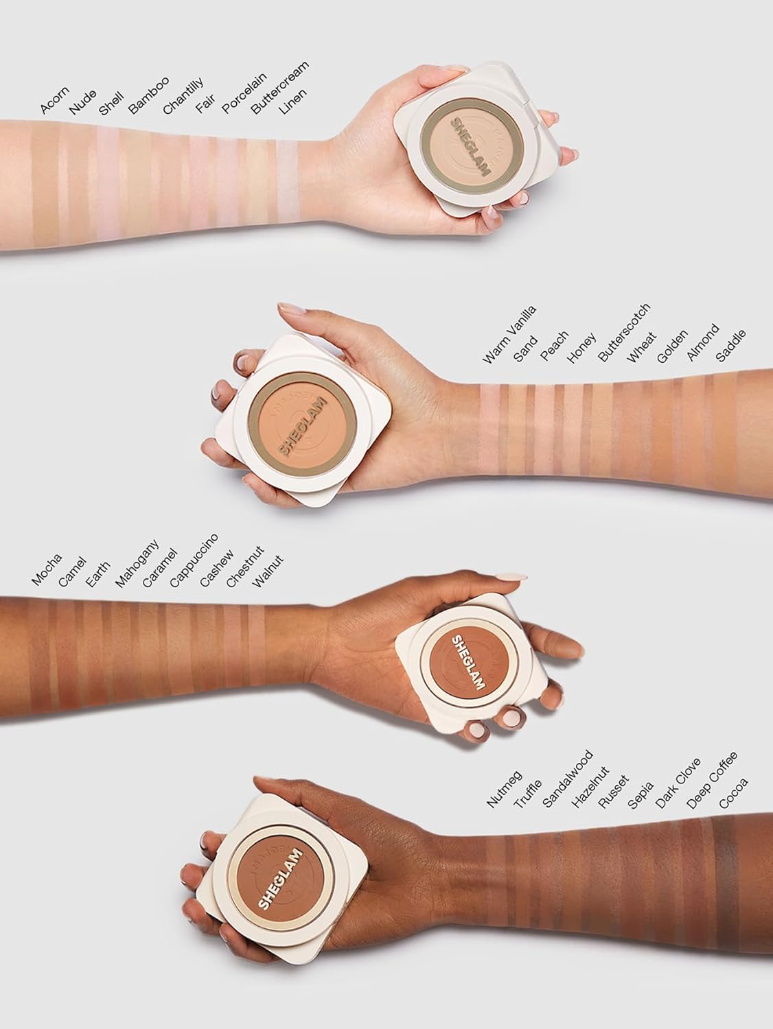 71FxtZImFaL._AC_SL1500_.jpg شيجلام كريم اساس بودرة سكين هاي كوفر رقم بامبو، كل الأنواع - الصورة 7