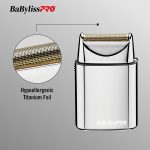 ⁦BaBylissPRO Cordless Metal Single Foil Shaver, Silver, 1 Count⁩ - الصورة ⁦2⁩