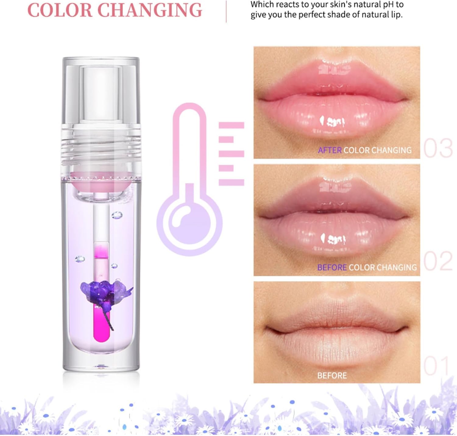 71H4VUvokuL._AC_SL1500_.jpg مجموعة زيت شفاه مرطب، ملمع شفاه يدوم طويلا، مرطب شفاه شفاف، احمر شفاه سائل لامع غير لاصق، مجموعة العناية بالشفاه - الصورة 5