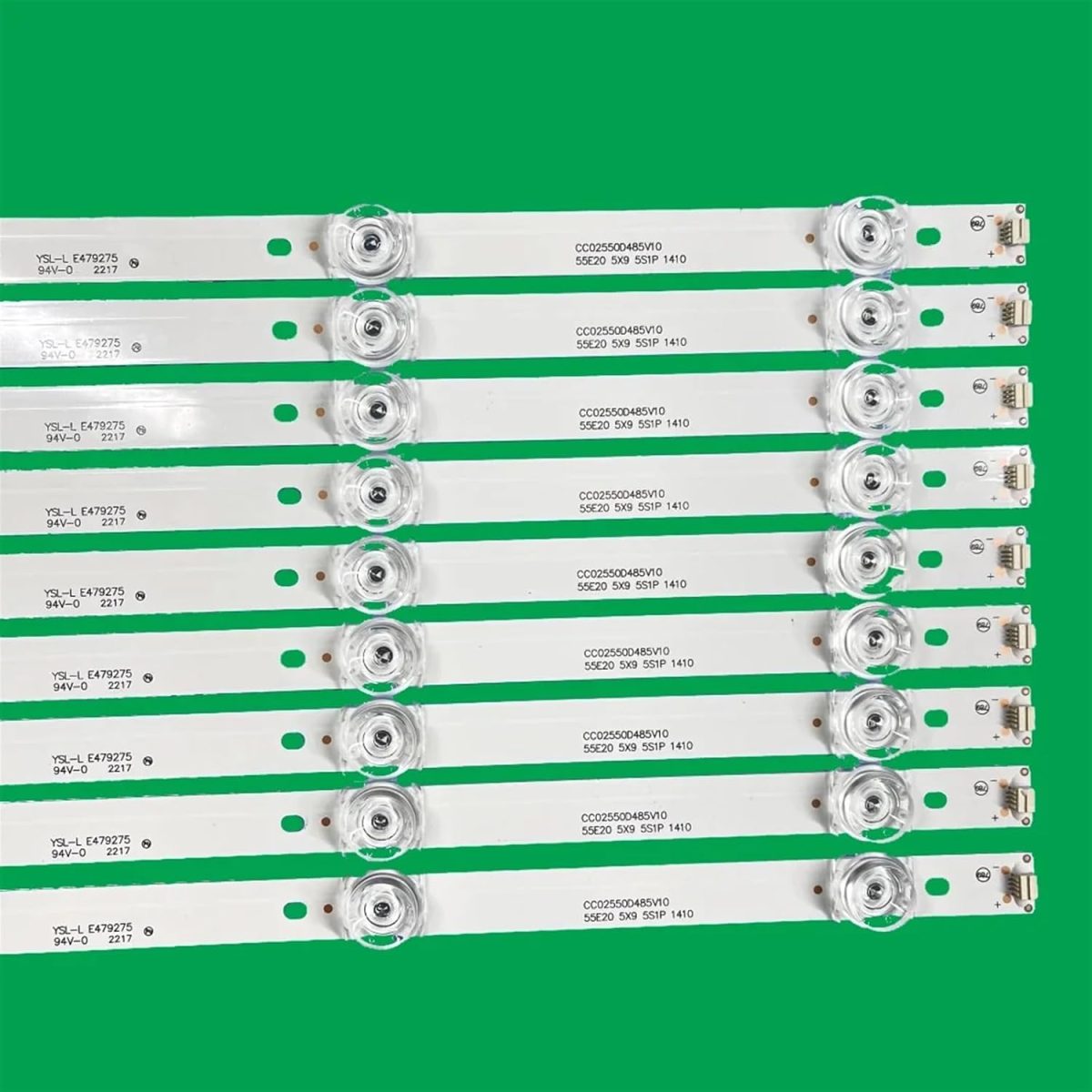 ZHLHLZ LED Backlight strip for CC02550D485V10 55E20 5X9 5S1P 1410 For De/x.p U55E9000Q U55E9100Q K55S U55W LED55UA8100 QT55I90ID TI5511DLEDDS