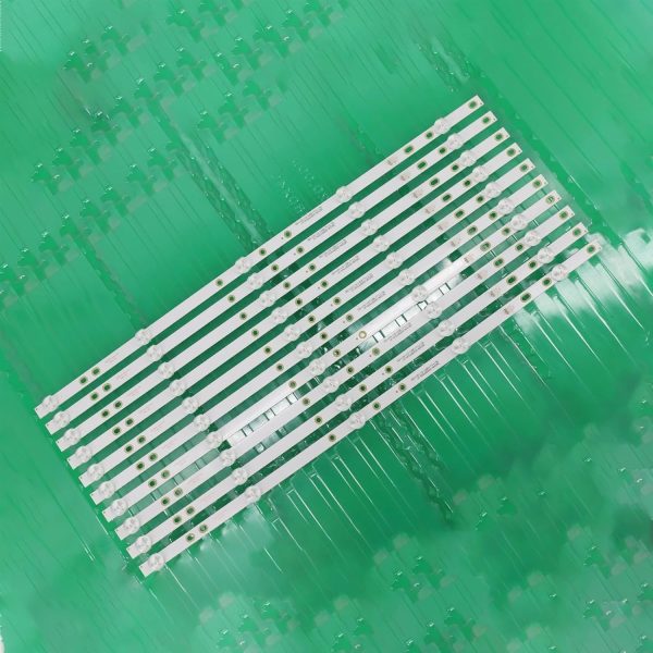مجموعة واحدة = 10 قطع شريط LED 5 مصابيح لتلفزيون BAI/R.D 55 بوصة TI5510DLEDDS 2W2006-DS55M7800-01 DS55M78-DS02-V01 DSBJ-WG