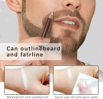 ⁦اكسيفور قلم حشو اللحية للرجال مجموعة ملء مقاوم للماء مع 4 رؤوس ومسحوق وفرشاة وقلم حلاقة يخلق مظهر طبيعي للحية والحواجب⁩ - الصورة ⁦4⁩