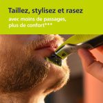 ⁦فيليبس شفرة بديلة اصلية 360 انوفيشن من ون بليد لماكينة الحلاقة الكهربائية هايبرد لتشذيب وتشذيب الحواف والحلاقة الستانلس ستيل المتين عبوة واحدة تكفي لمدة 4 اشهر موديل QP410/50⁩ - الصورة ⁦5⁩