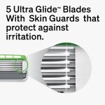 ⁦Schick Hydro Sensitive Razor Refills, 12ct | Razor Blades Refills, Razor Blades for Men, Shaving Blades for Men, Hydro Razor Blades Refill, 5 Blade Razor Men, 12 Refills⁩ - الصورة ⁦3⁩