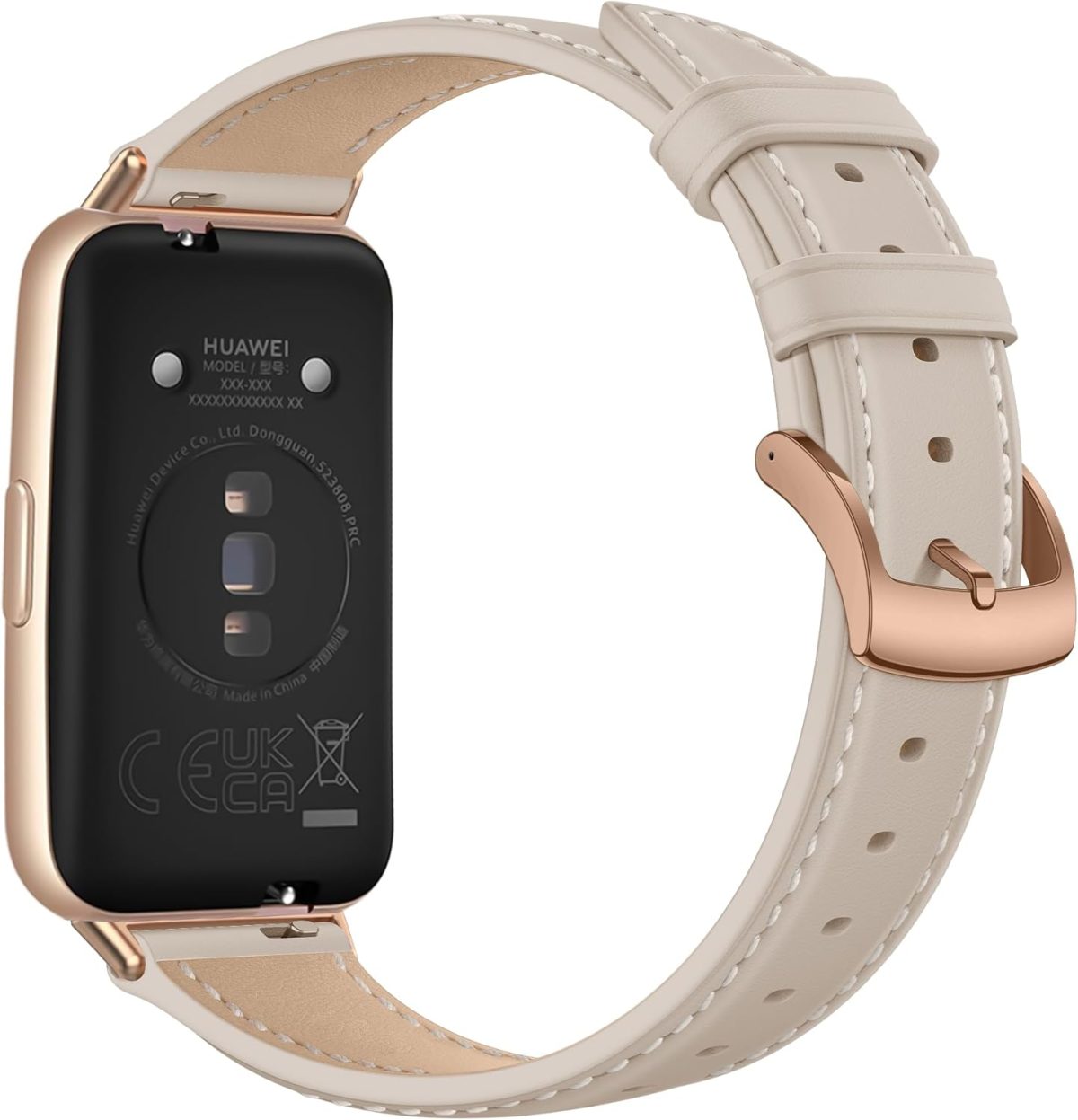 ⁦KoGiio Vintage Leder Armband für Huawei band 7, Herren Damen Ersatz Weich Uhrenarmbänder, Metallschnalle Atmungsaktiv Ersatzarmband Kompatibel mit Huawei Band 7⁩ - الصورة ⁦9⁩