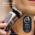 ⁦Philips Razor i9000, Electric Wet and Dry Shaver for Men with Integrated Trimmer, Dark Grey, Cleaning Station, Charging Station and Travel Case (Model X9002/30)⁩ - الصورة ⁦2⁩
