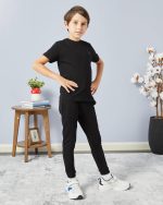 ⁦REDTAG Boys Solid T-Shirt Set (Pack Of 2)⁩ - الصورة ⁦3⁩