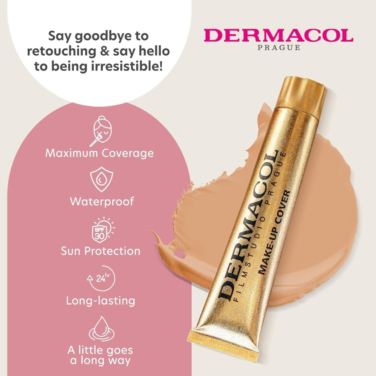 ⁦Dermacol Make-Up Cover (218)⁩ - الصورة ⁦3⁩