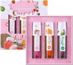 3pcs Color-Changing Lip Oil Set, Magic Fruit Lip Glow Oil with Hydrating Formula, Moisturizing Lip Gloss for Dry Lip Nourishment, Natural Glow Lip Makeup for Daily Lip Hydration & Smooth Lip Finish