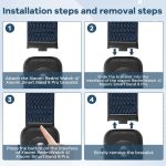 ⁦سوار ساعة رياضي مرن من النايلون متوافق مع ساعة شاومي مي باند 8 و9 برو/ريدمي ووتش 5/4، سوار ساعة رياضي بديل سريع الفك للرجال والنساء من قطعتين من ريلتينج⁩ - الصورة ⁦5⁩