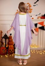 ⁦BesserBay Girls Greek Halloween Toga Elegant Goddes Dress 4-12 Years⁩ - الصورة ⁦7⁩