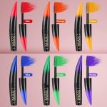 ⁦Colored Mascara Set, 6 Colors Colored Mascara Set, Washable Makeup Volumizing for Eyelashes Charming Long Lasting Colorful for Eyelashes Eye Makeup⁩ - الصورة ⁦8⁩