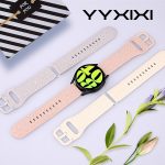 ⁦KEYSJEFF 20mm Watch Strap Compatible with Galaxy Watch 7/6 Strap/Watch 6 classic Bands/Galaxy Watch 4/5 Strap 44mm 40mm, soft Silicone Pattern Engraved Strap for GT 3 42mm Women Men⁩ - الصورة ⁦5⁩