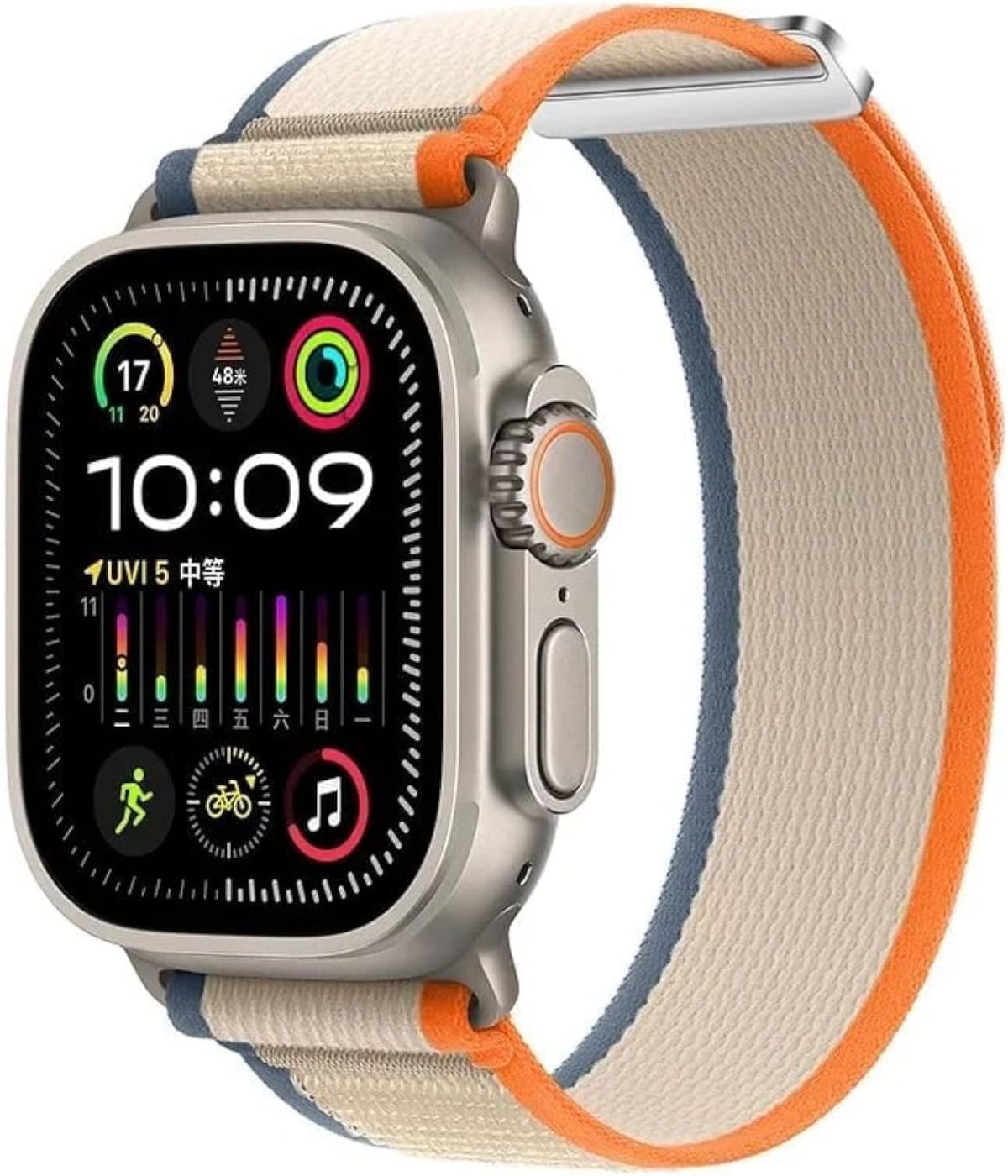 Dado Upgraded Nylon Loop Desing Band Compatible with Apple watch series Series 10 | Ultra 2 | 9 | 8 Ultra | 8 | 7 | 6 | SE
