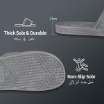 ⁦Big Size Bathroom Slippers For Men and Women Non-Slip Quick Drying Shower Shoes Comfortable And Soft Sole Slide On Sandal⁩ - الصورة ⁦6⁩