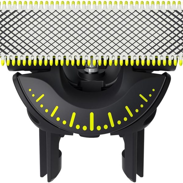 فيليبس شفرة بديلة اصلية 360 انوفيشن من ون بليد لماكينة الحلاقة الكهربائية هايبرد لتشذيب وتشذيب الحواف والحلاقة الستانلس ستيل المتين عبوة واحدة تكفي لمدة 4 اشهر موديل QP410/50