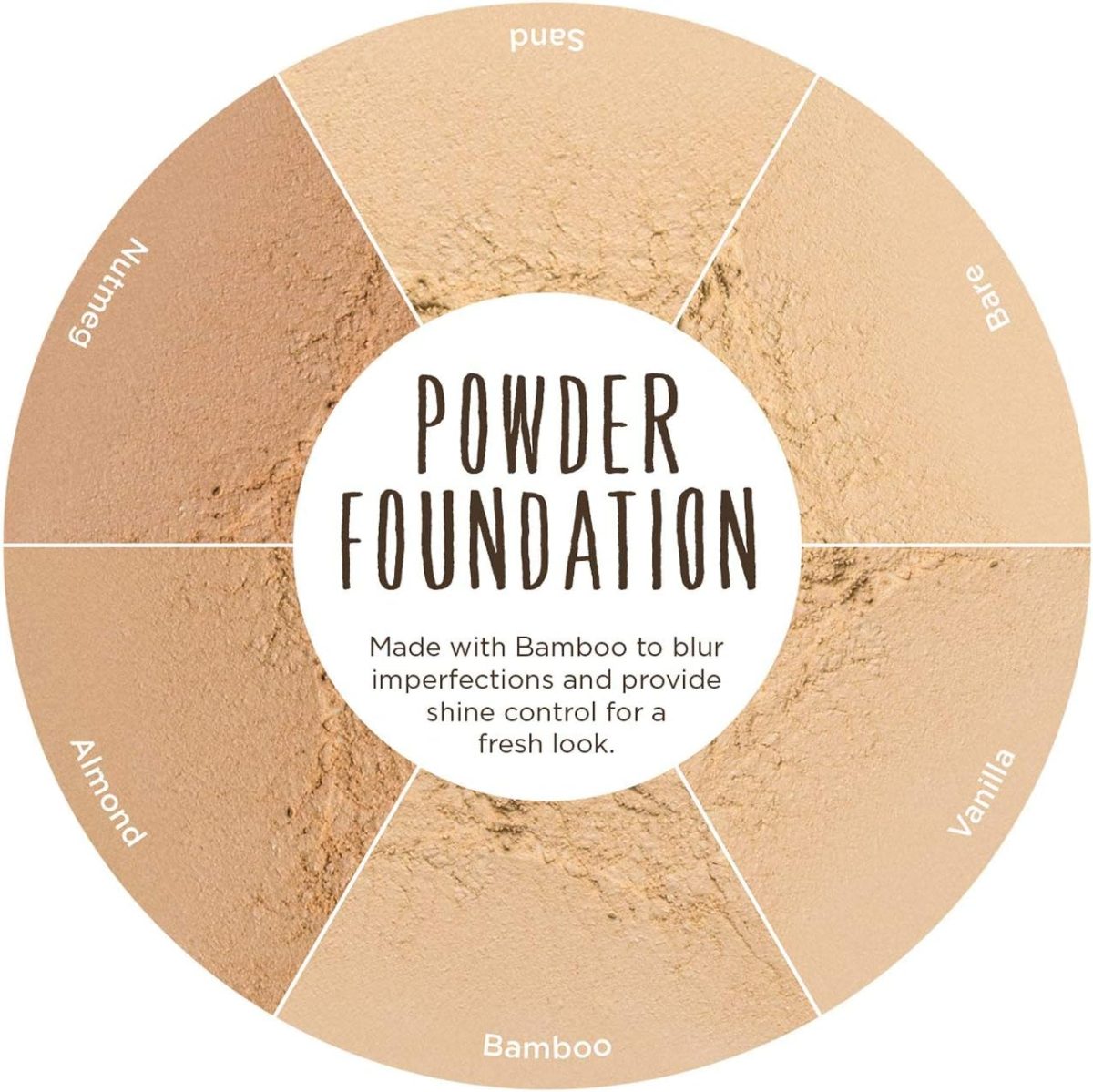 ⁦Burt's Bees 100% Natural Origin Mattifying Powder Foundation, Sand, 0.3 Ounce, Packaging May Vary⁩ - الصورة ⁦10⁩