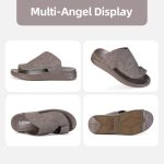⁦D.D.Star Slippers For Men, Big Size Comfortable And Memory Foam Sole Arabic Mens Thong Sandals Size 40 To 47.⁩ - الصورة ⁦3⁩