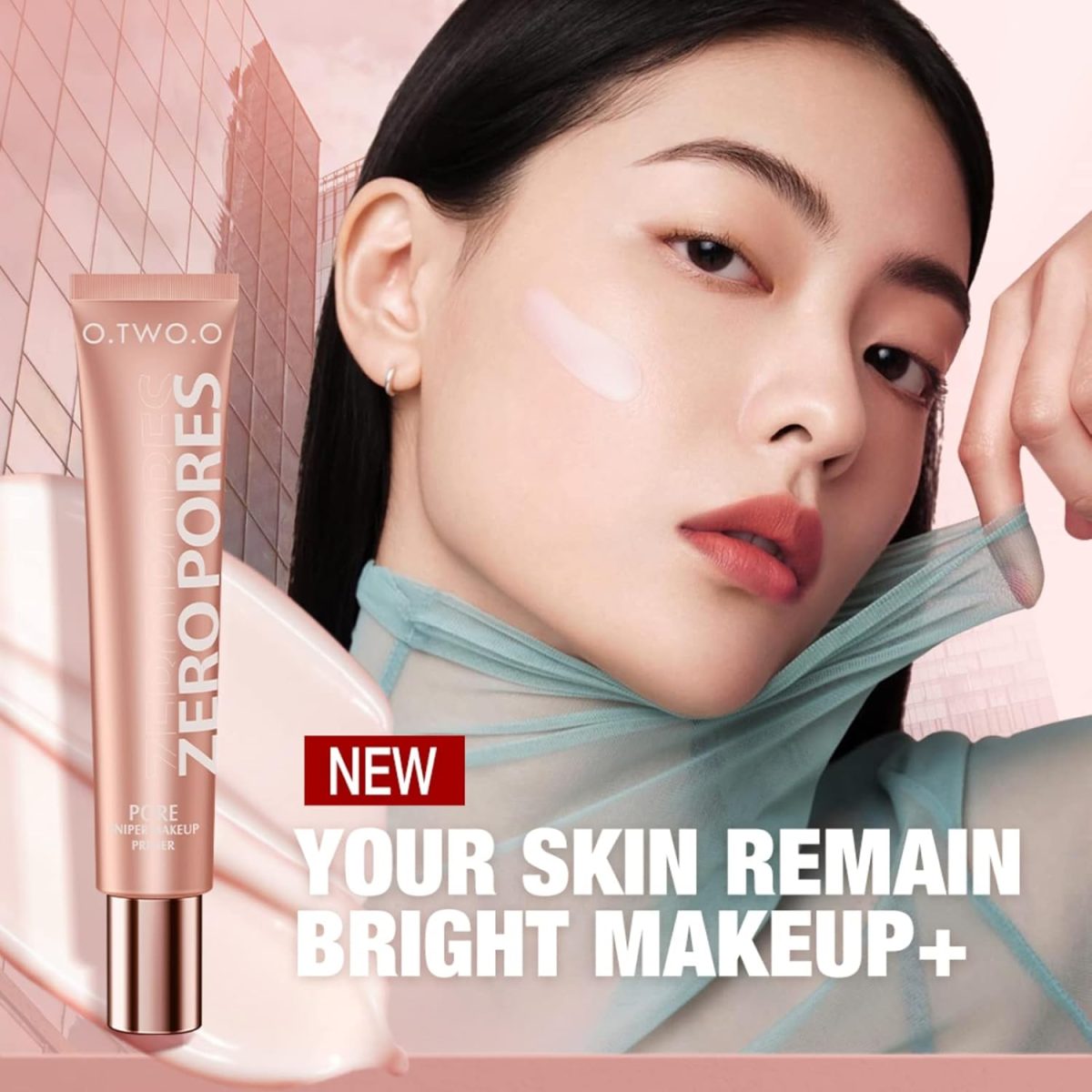 ⁦JDLYEVER Pore Makeup Primer - Soft Focus Invisible Concealer, Moisturizing Lightweight Texture, Long-Lasting Formula With Anti-Aging Sun Protection for All Skin⁩ - الصورة ⁦7⁩