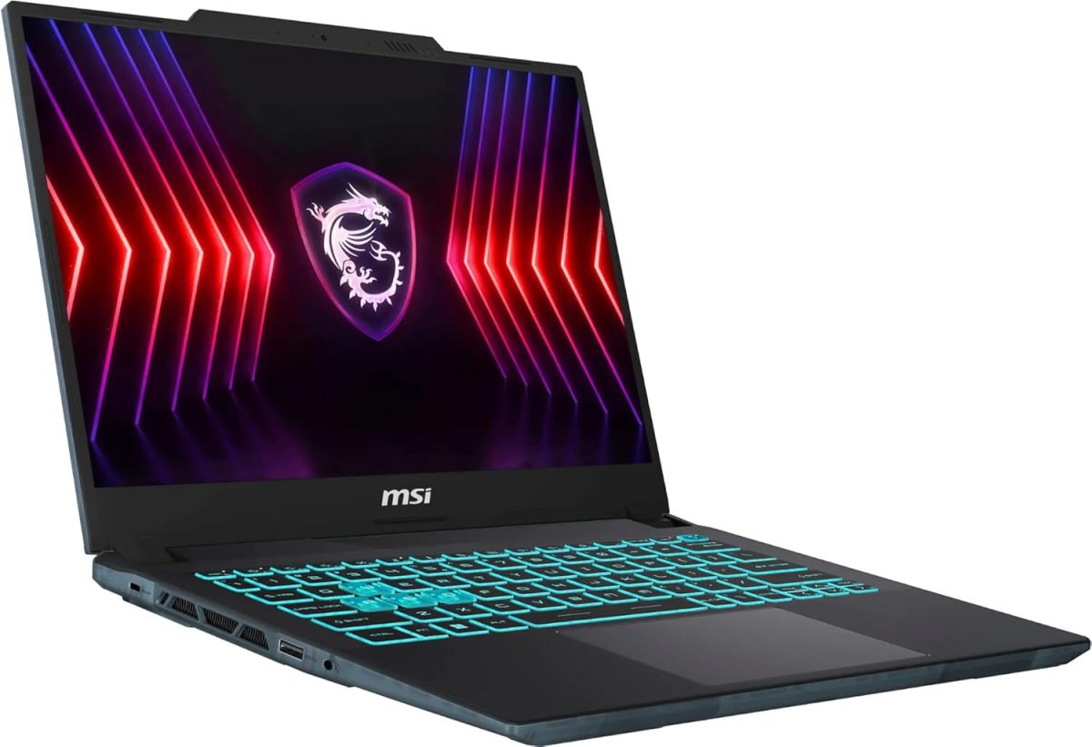 ⁦MSI Cyborg 14 Gaming Laptop 14" WUXGA IPS 144Hz (100% sRGB) Intel 10-core i7-13620H 64GB RAM 2TB SSD GeForce RTX 4060 Backlit USB-C Win11 w/ICP Accessory⁩ - الصورة ⁦4⁩