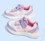⁦LUCKY STEP Kid's Glitter Fashion Sneakers Sparkly Princess Tennis Bling Shiny Sequins Athletic Walking School Shoes for Children/Boys/Girls⁩ - الصورة ⁦9⁩