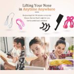⁦Hepiide [Upgrade] 5 Pieces Nose up Lifting Clips Nose Lifter Silicone Nose Bridge Slimming Clips Beauty Clip Tools for Women (Multicolor)⁩ - الصورة ⁦7⁩