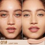 ⁦Waterproof Long-Lasting Concealer Full Coverage, under eye concealer for Dark Circles & Dark Spots, Brightener Concealer Makeup for All Skin - Light Skin⁩ - الصورة ⁦2⁩