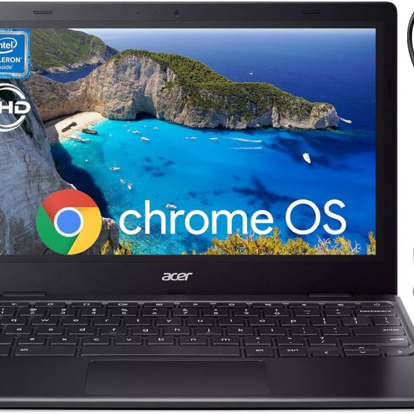 Acer Chromebook 311 Business Student Laptop, Intel Celeron N4500, 11.6" HD Display, 4GB RAM, 64GB eMMC, Wifi5, Bluetooth, Webcam, Mouse, Chrome OS