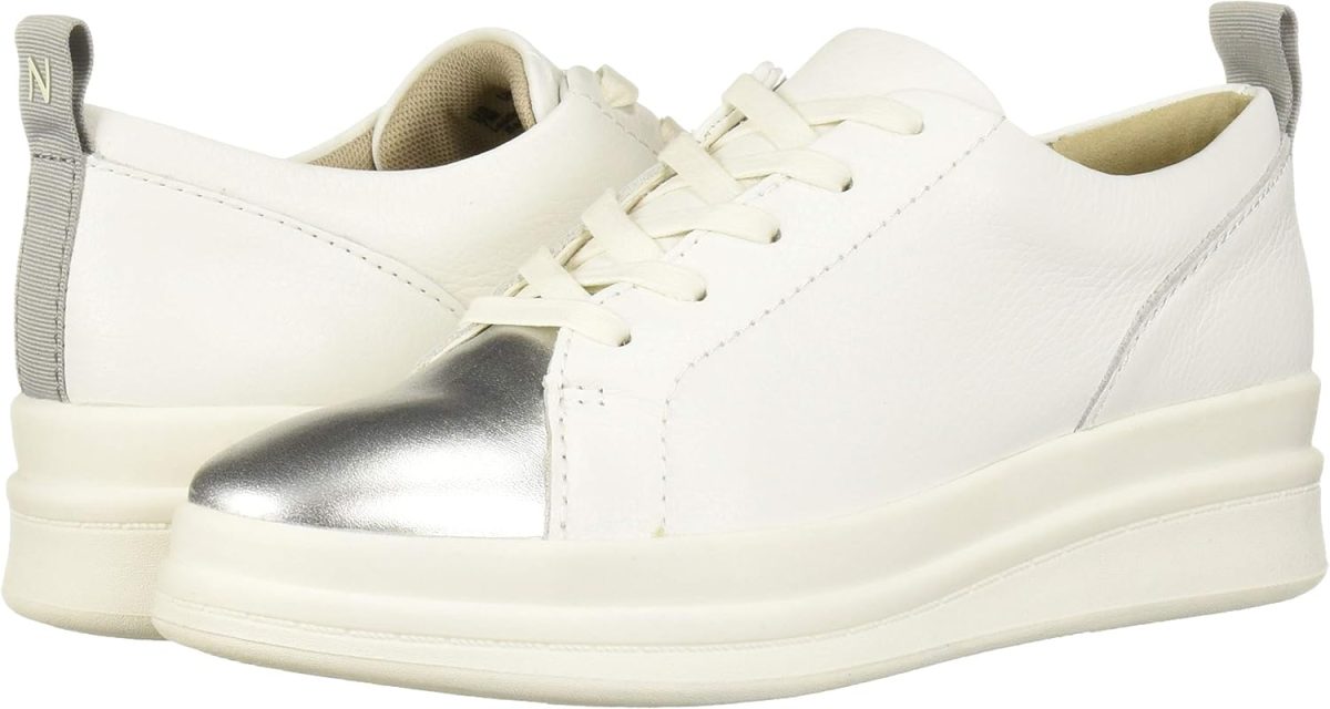 ⁦Naturalizer Women's YARINA Sneaker, White Multi, 37 EU⁩ - الصورة ⁦7⁩