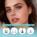 اوبيلاش مجموعة رموش تحت الرموش السفلية مكونة من 84 قطعة، مجموعات رموش ناعمة تحت العين، رموش صناعية تحت الرموش، رموش عنقودية فردية يمكنك تركيبها بنفسك في المنزل - الصورة 5