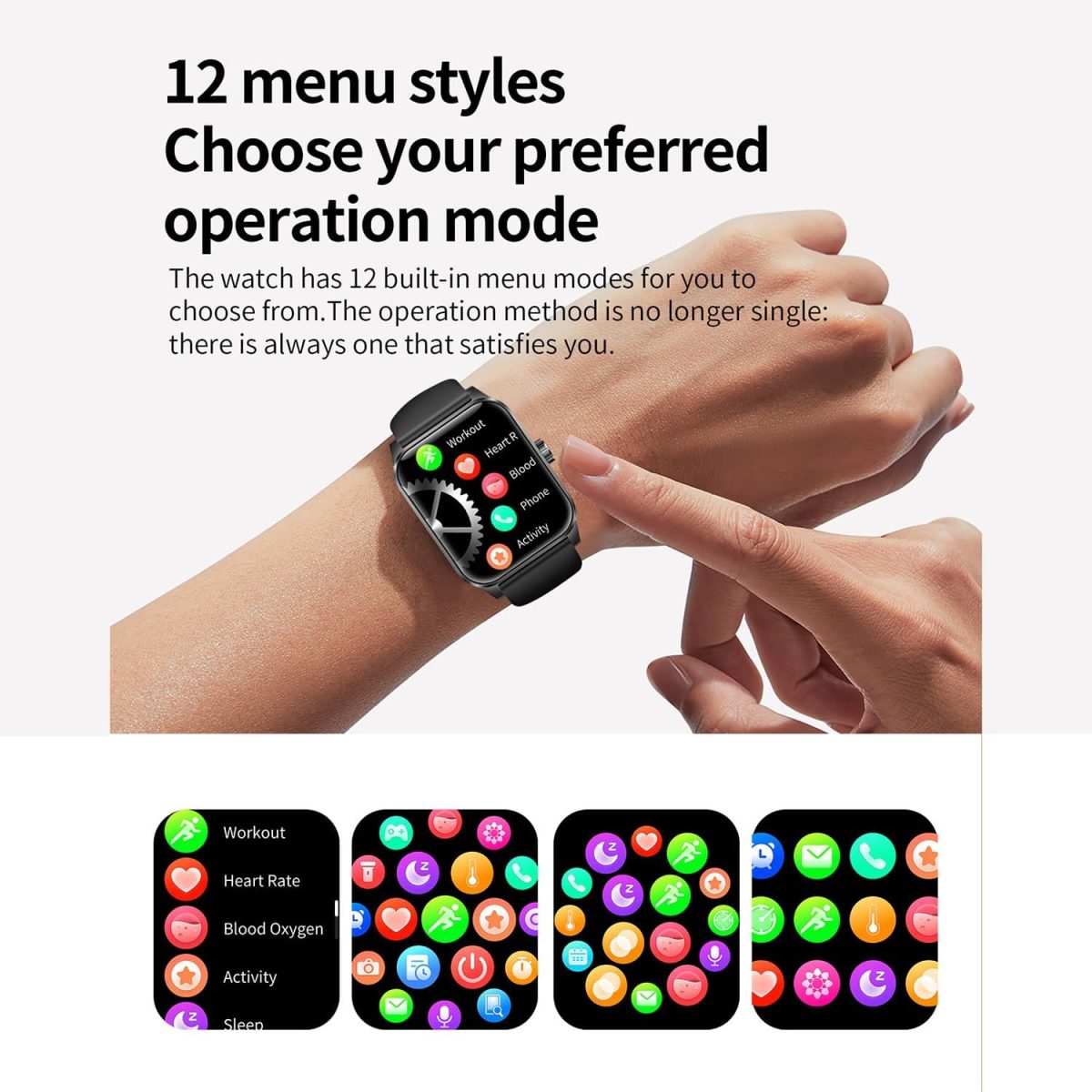 ⁦V25Z Smart Watch IP 68 Waterproof Answer/Make Call, Supports the Arabic language, Compatible with iPhone Android Phone⁩ - الصورة ⁦2⁩