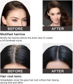 ⁦Hairline Powder Black, Hair Line Repair Powder, Hair Root Dye Touch-Up, Instantly Hair Color Shadow Cover Grey Hair, Thin Hair Powder for Women and Men, Bald Spots, Beard, Hair Root Powder Black⁩ - الصورة ⁦8⁩