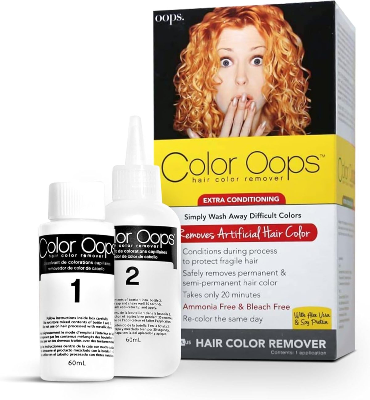 Color Oops Extra Conditioning Hair Color Remover - Removes Direct/Permanent Dyes