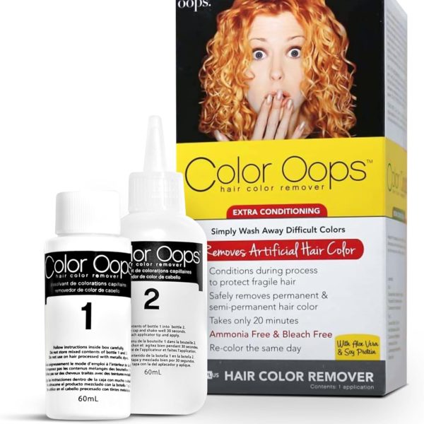 Color Oops Extra Conditioning Hair Color Remover - Removes Direct/Permanent Dyes