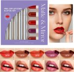 ⁦Lip Glaze | Lipsticks for Women,Smudge Proof Lipstick for Beauty Routine Everyday Wear Women Travel Commuting Dating Wedding Home⁩ - الصورة ⁦7⁩