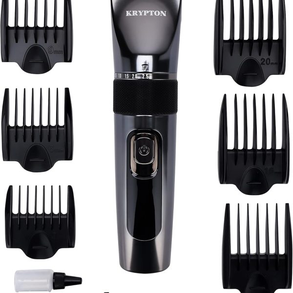 Krypton Digital Professional Hair and Beard Trimmer- KNTR5441| Electric Hair and Beard Trimmer with High Capacity Battery and Ceramic Blades