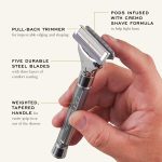 ⁦Cremo Original Shave Gift Set for Men, includes Impossibly-Slick 6 oz Shaving Cream, Chrome Barber Grade Razors for Men and four Razor Blades Refills⁩ - الصورة ⁦2⁩