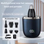 ⁦Saraele Nose Hair Trimmer for Men Nose Trimmer for Men Full Body Washable Grooming Set Six-In-One Grooming Set Waterproof Smart Digital Display Portable and Compact to Solve Your Hair Problems⁩ - الصورة ⁦2⁩