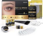 Lash Lift Kit - Brow Lamination Kit, Eyebrow Lamination Kit, Professional Eyelash & Brow 2 IN 1 Perm Kit, Eyebrow lift Kit, Fuller & Thicker Brows Suitable for Salon & Home Use, Lasts For 4-6 Weeks
