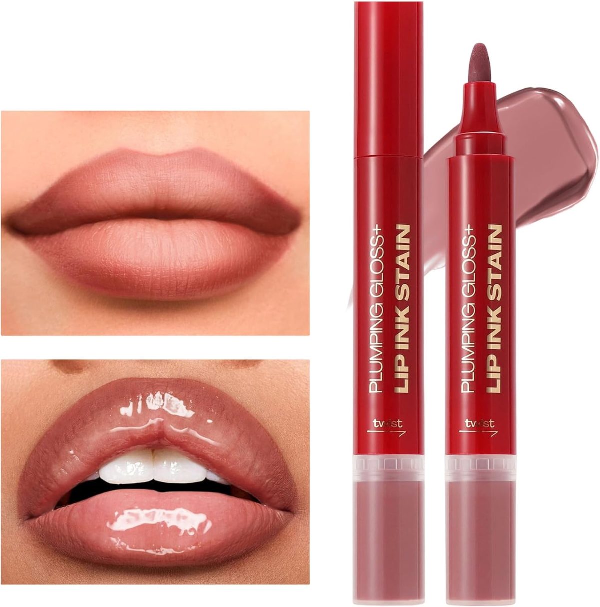 ⁦Lip Oil and Liner Set | Tinted Lip Oil and Liner Combo,Moisturizing Nourishing Beauty Makeup Cosmetics for Friends Family Sister Girls Wife Women⁩ - الصورة ⁦8⁩