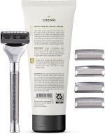 ⁦Cremo Original Shave Gift Set for Men, includes Impossibly-Slick 6 oz Shaving Cream, Chrome Barber Grade Razors for Men and four Razor Blades Refills⁩ - الصورة ⁦6⁩