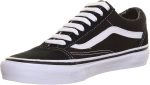 ⁦حذاء من فانس VANS Sk8-Hi تزلج كاجوال عالية الجودة للجنسين مريحة ومتينة في وجه واحد المطاط وافل المميز أسود-أبيض⁩ - الصورة ⁦8⁩