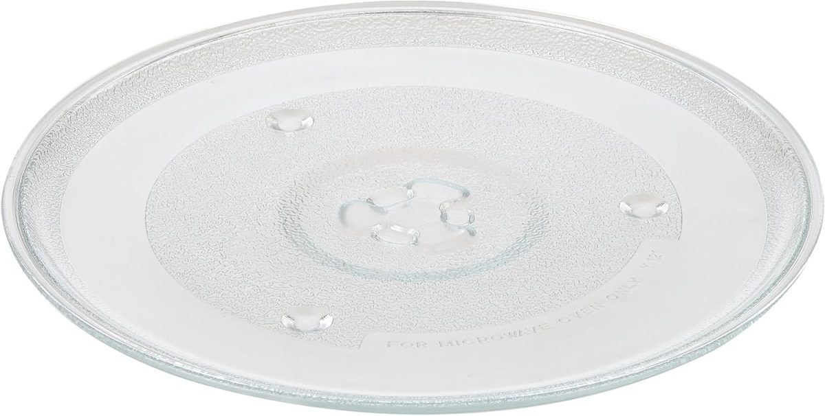 ⁦270Mm Universal Clear Microwave Oven Glass Turntable Round Plate Tray Replacement⁩ - الصورة ⁦2⁩