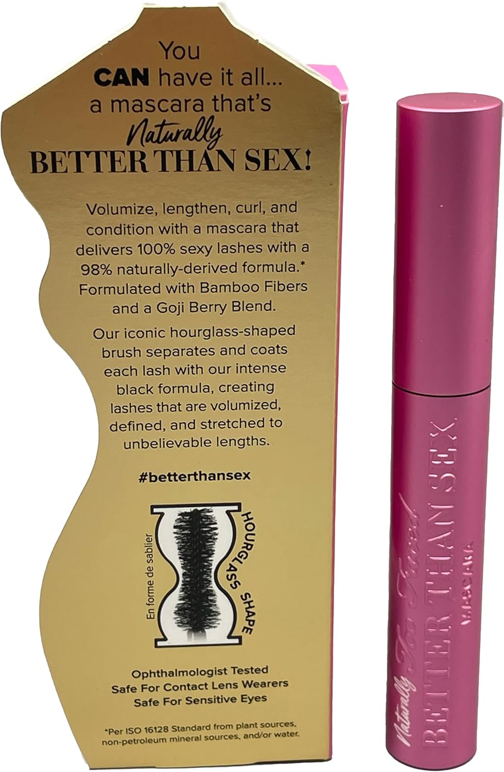 71V080UTkL._AC_SL1500_.jpg تو فيسد ماسكارا ناتشورالي بيتر ذان سيكس | تكثيف وتغذية وتجعيد + امنة للعيون الحساسة، 0.26 اونصة سائلة - الصورة 2