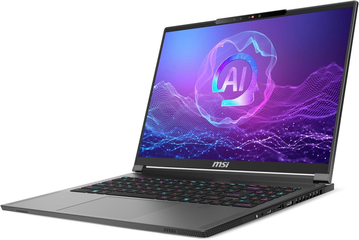 ⁦MSI Creator A16 AI+ A3HVFG-037US 16" WQXGA 240Hz Copilot+ PC Mobile Workstation, AMD Ryzen AI 9 365 2.0GHz, 32GB RAM, 1TB SSD, NVIDIA GeForce RTX 4060 8GB, Windows 11 Pro, Lunar Gray⁩ - الصورة ⁦6⁩