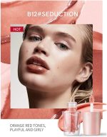 مجموعة احمر شفاه سائل مرطب من 5 قطع، مجموعة ملمع شفاه عاكس مقاوم للماء، احمر شفاه سائل عاكس لتفتيح الشفاه وتعزيز الشفاه والعناية بالشفاه، مجموعة مكياج تجميل لطيفة - الصورة 7