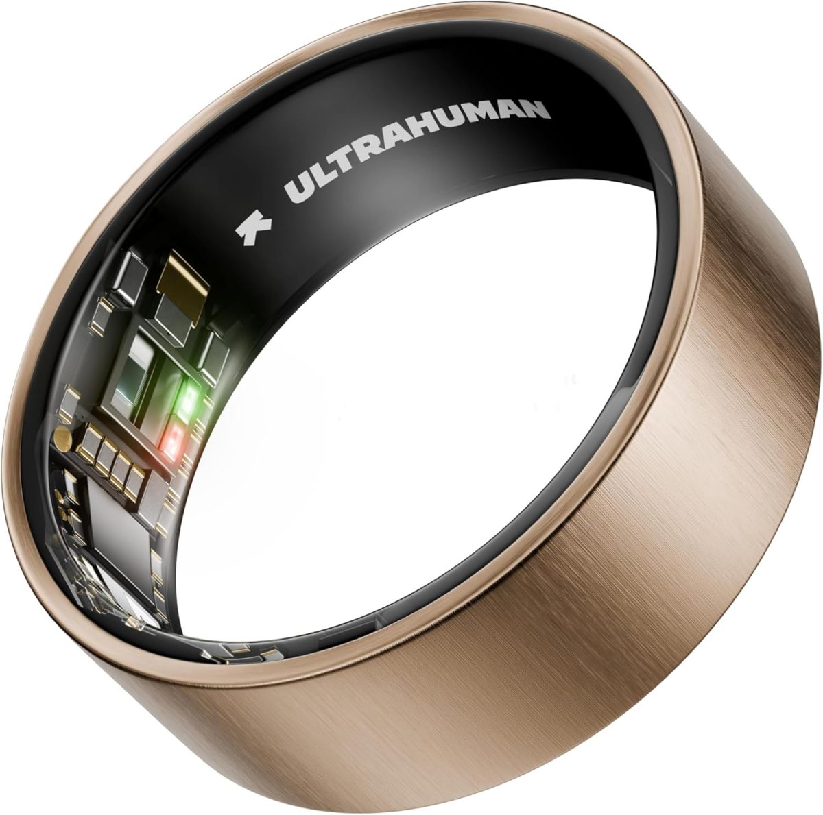 ULTRAHUMAN Ring AIR – Sleep and Fitness Tracker, Smart Ring for Men and Women, No app fee for standard features, Up to 6 days battery life (Size 8)